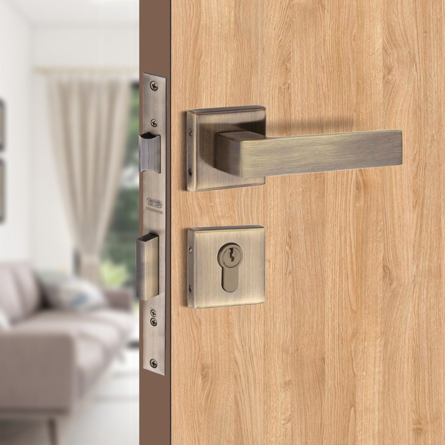 Stainless Steel Rosette Handles