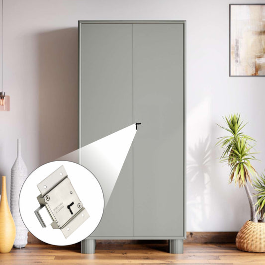 Stainless Steel | 6-Lever Double Throw | Cupboard Lock