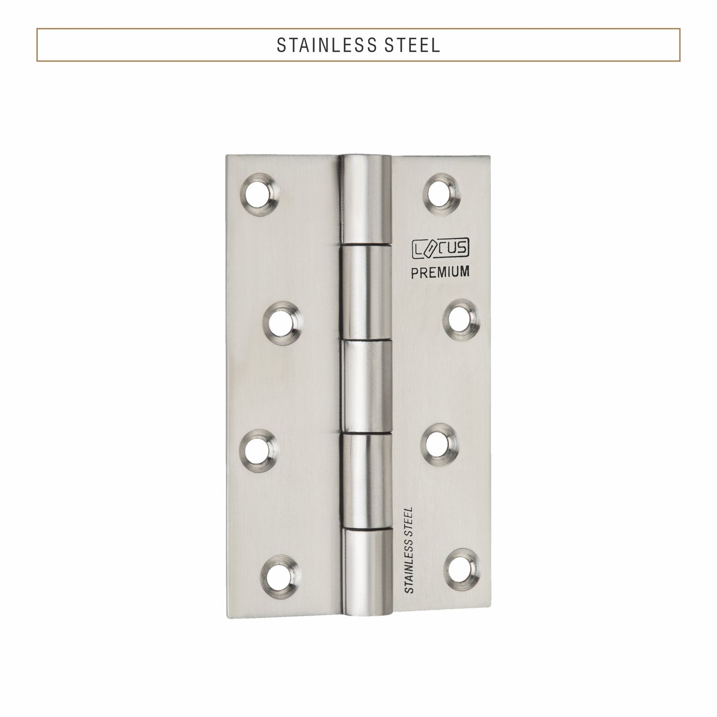Stainless Steel Premium Hinges | 5×12 | Pack of 12 Pcs.