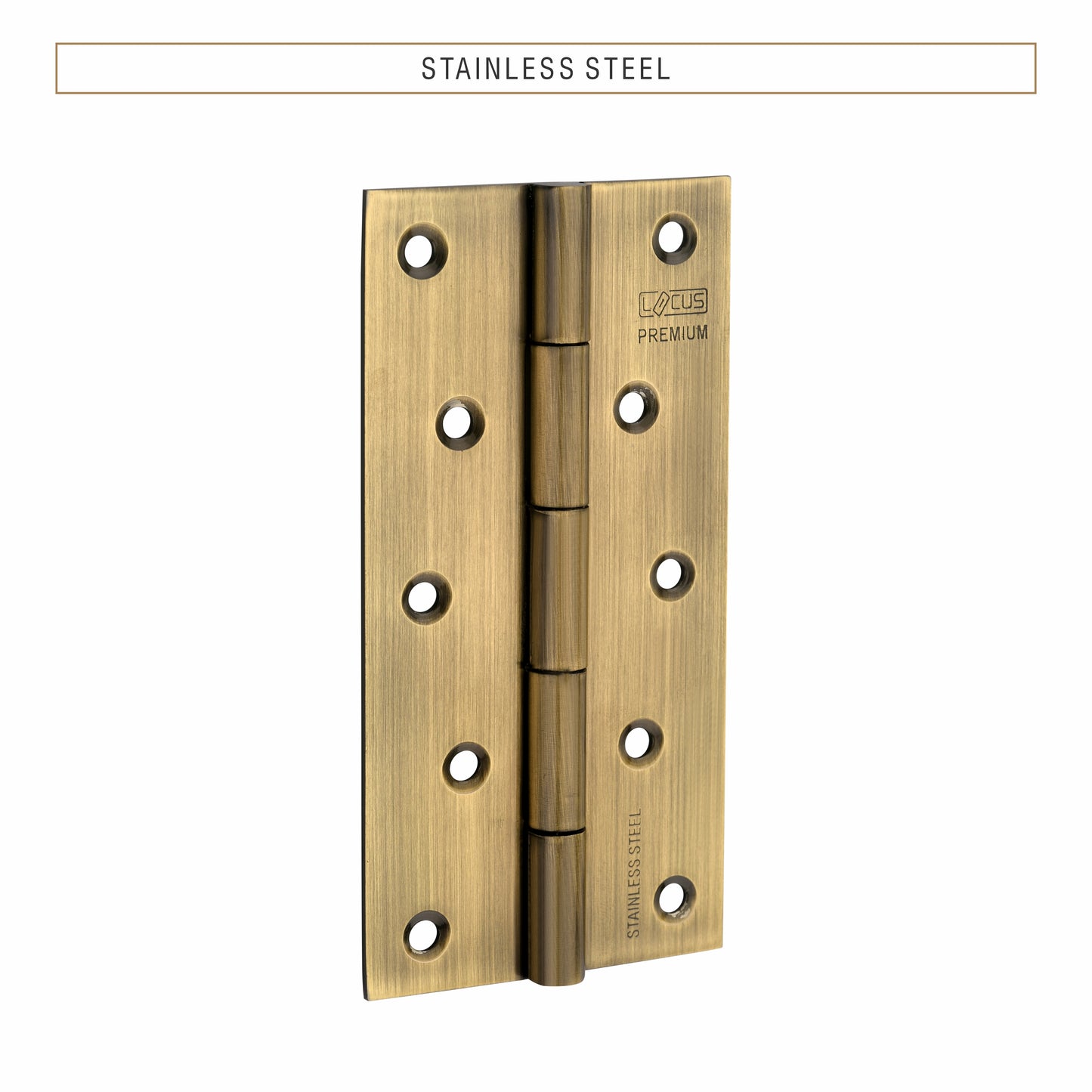 Stainless Steel Premium Hinges | 6×12 | Pack of 9 Pcs.