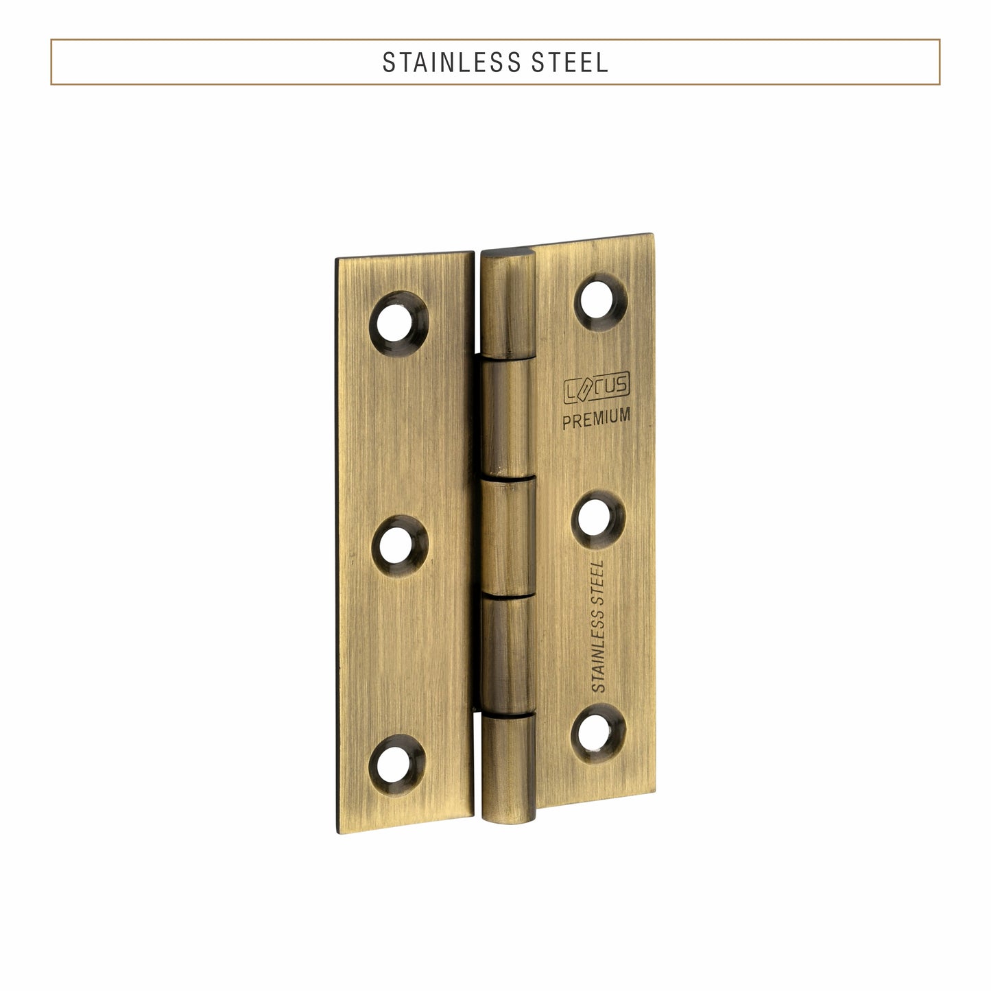 Stainless Steel Premium Hinges | 3×16 | Pack of 40 Pcs.
