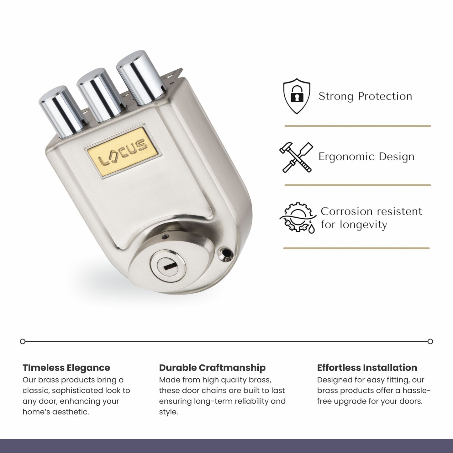 Tribolt | Both side Key | SS Finish