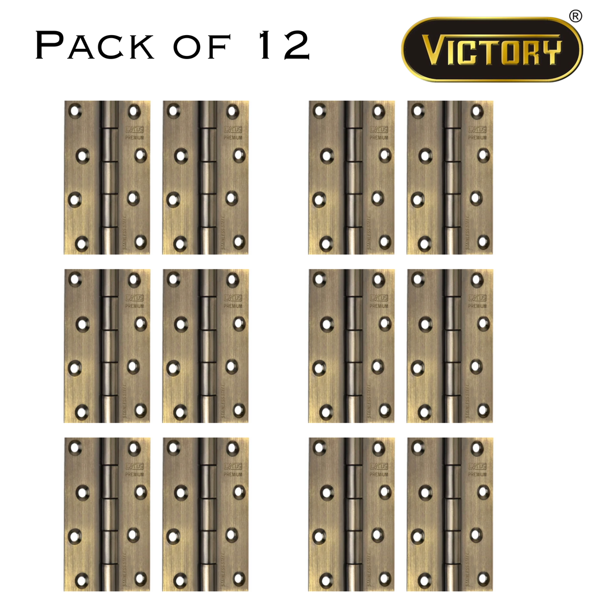 Stainless Steel Premium Hinges | 5×12 |