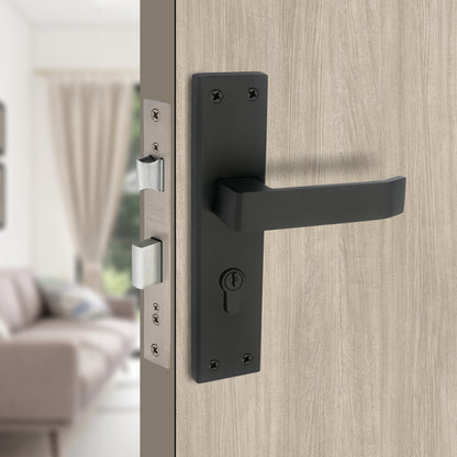 Stainless Steel Mortise Lock| 60mm Brass Cylinder | 3 Brass Keys| One-Side Knob