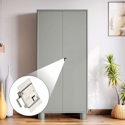 Stainless Steel | 6-Lever Double Throw | Cupboard Lock