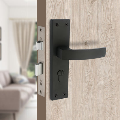 Stainless Steel Mortise Lock| 60mm Brass Cylinder | 3 Brass Keys| One-Side Knob