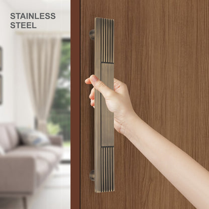 Stainless Steel Designer Pull Handle | 300mm Length | Antique Brass Finish