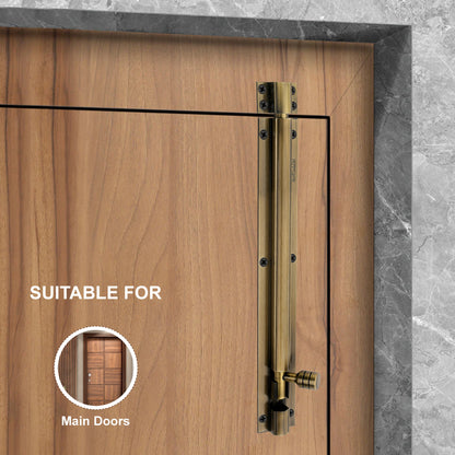 Heavy-Duty Tower Bolt with Smooth Slide Action (10 inch)