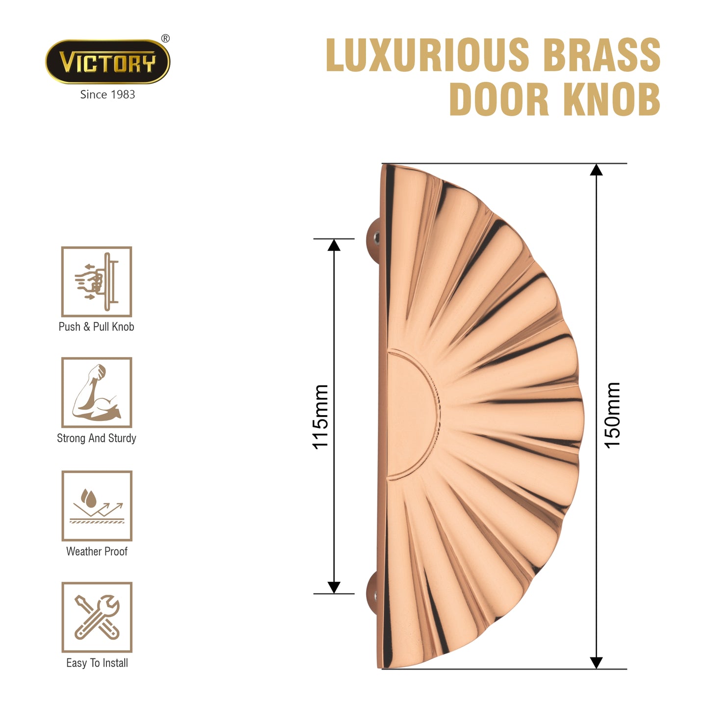 Brass Door Knob