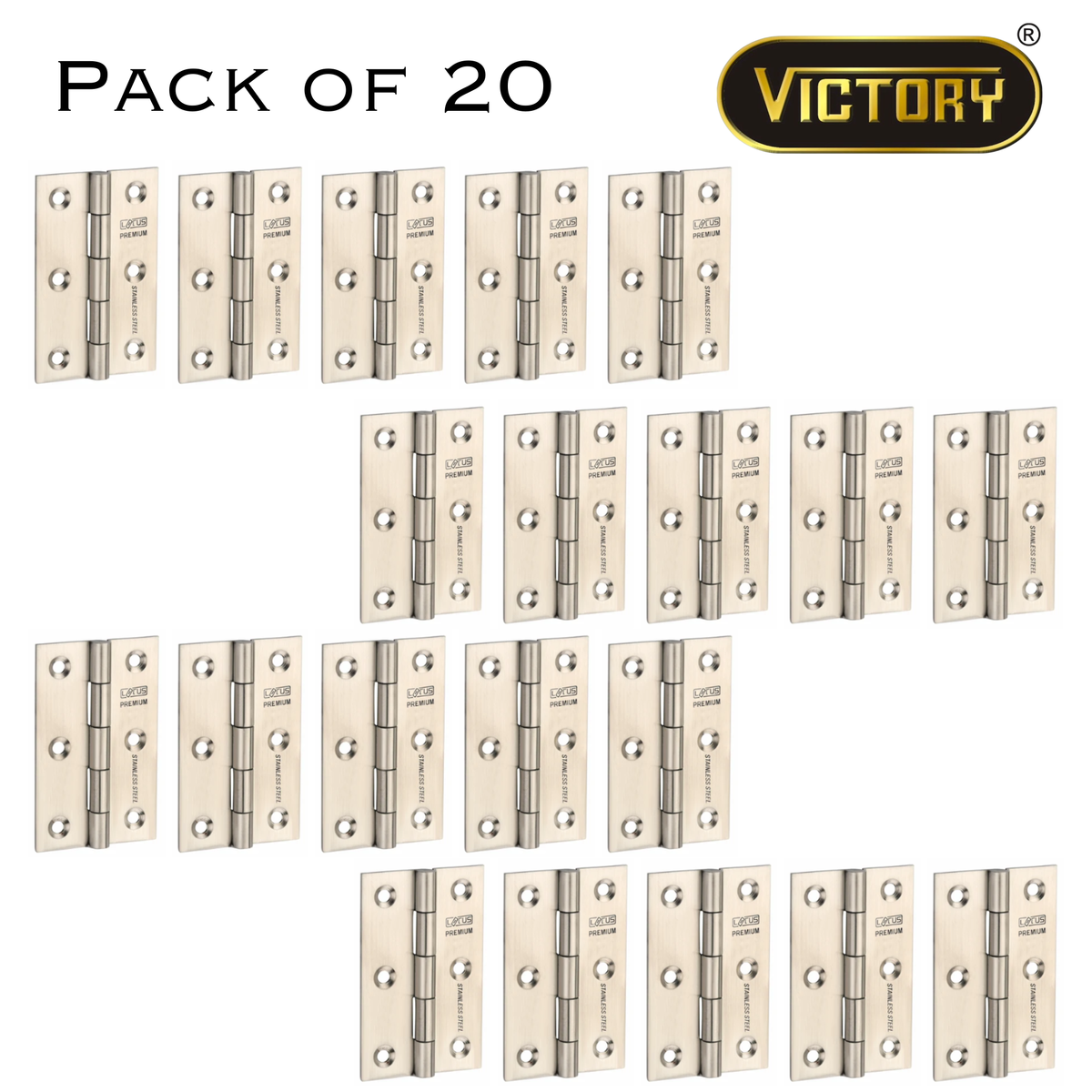 Stainless Steel Premium Hinges | 3×16 |