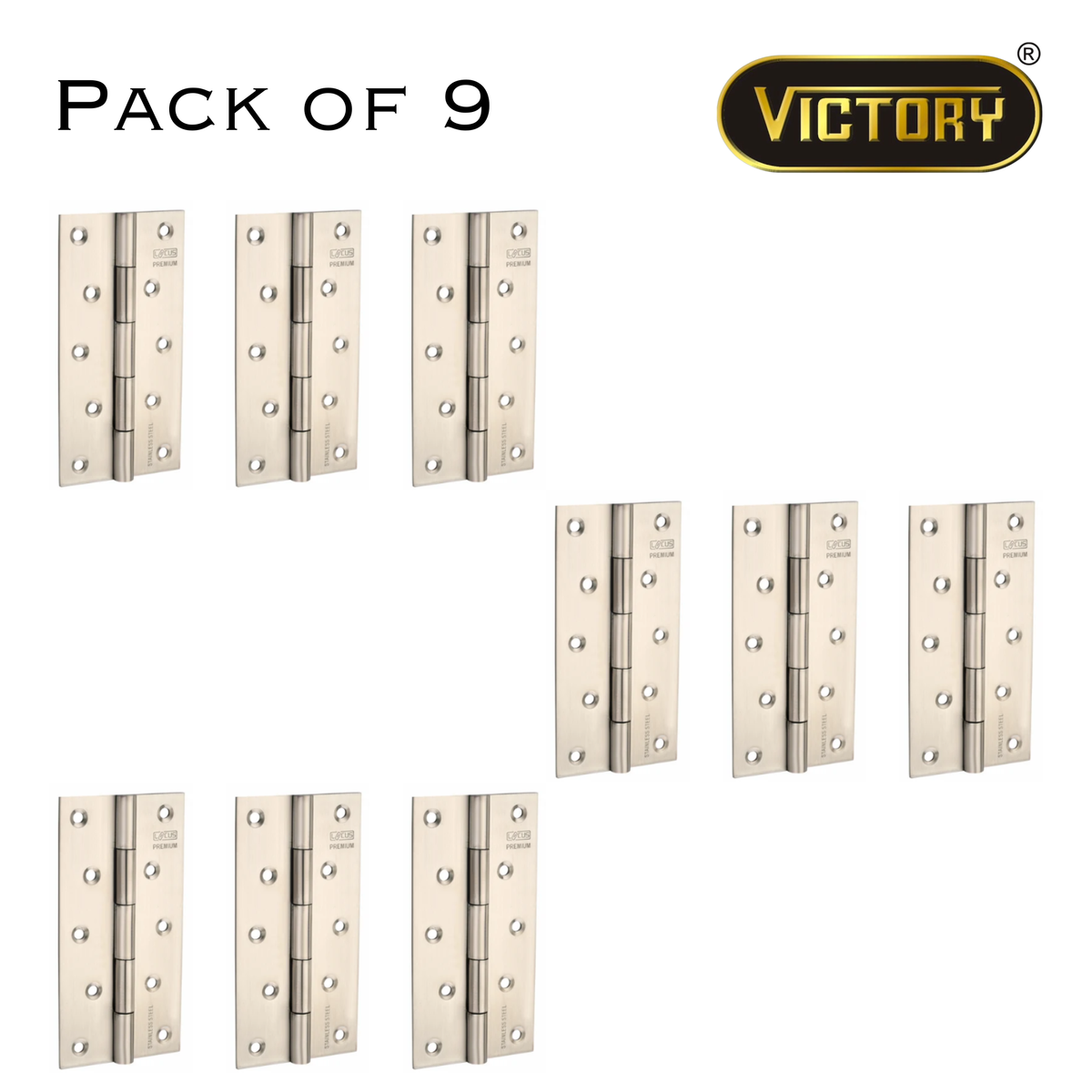 Stainless Steel Premium Hinges | 6×12 |