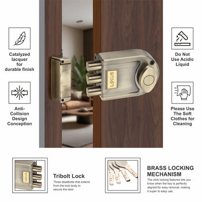 Tribolt | One Side Knob | Antique Finish