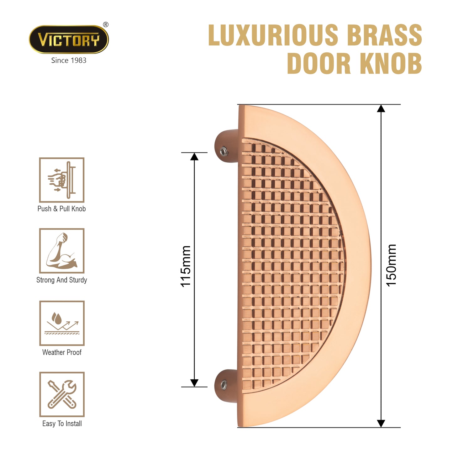 Brass Door Knob