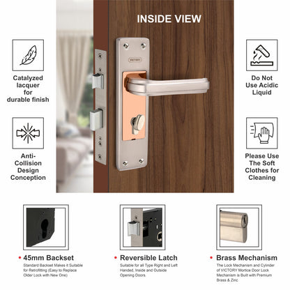 Victory Heavy Duty Mortise Lockset 8"