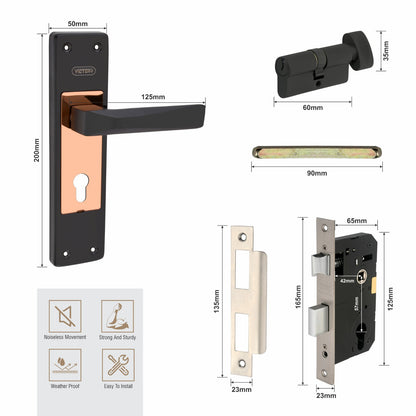 Victory Heavy Duty Mortise Lockset 8"