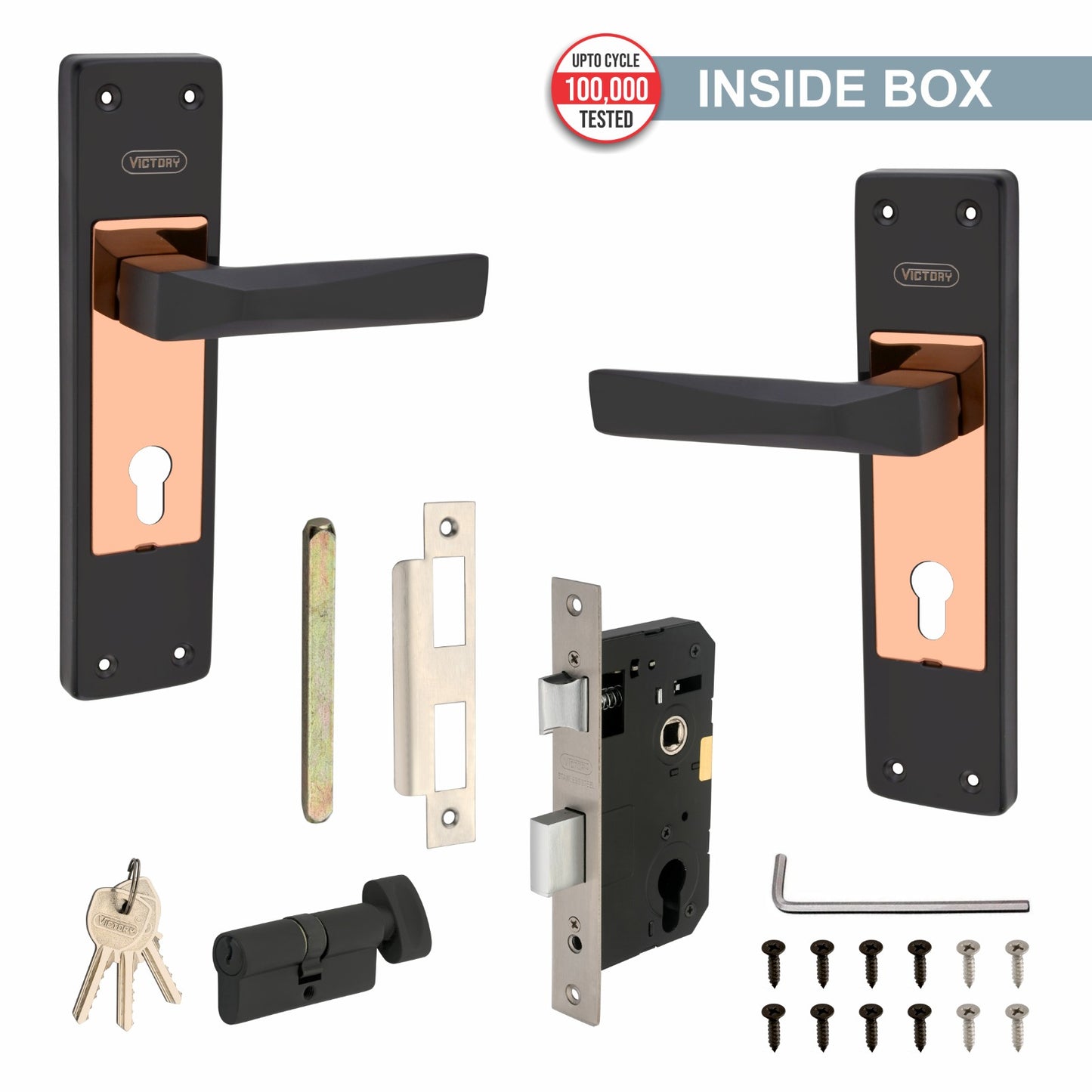 Victory Heavy Duty Mortise Lockset 8"