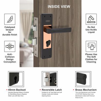 Victory Heavy Duty Mortise Lockset 8"