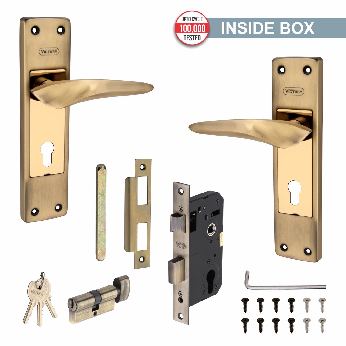 Victory Heavy Duty Mortise Lockset 8"