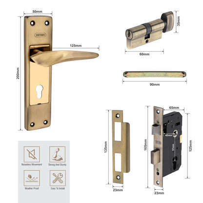 Victory Heavy Duty Mortise Lockset 8"