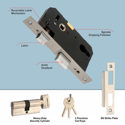 Victory Heavy Duty Mortise Lockset 8"